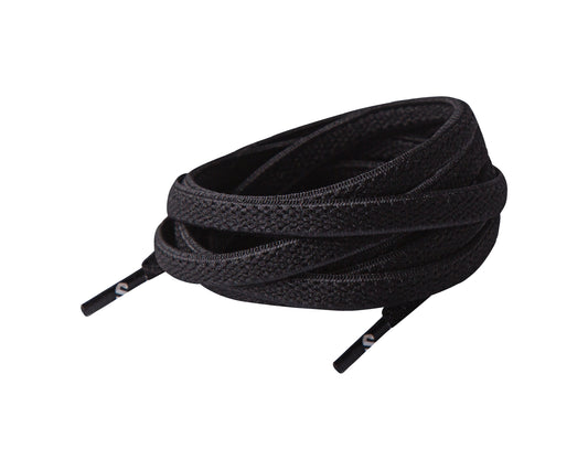 One Piece - Flat Black Elastic Shoe Lace