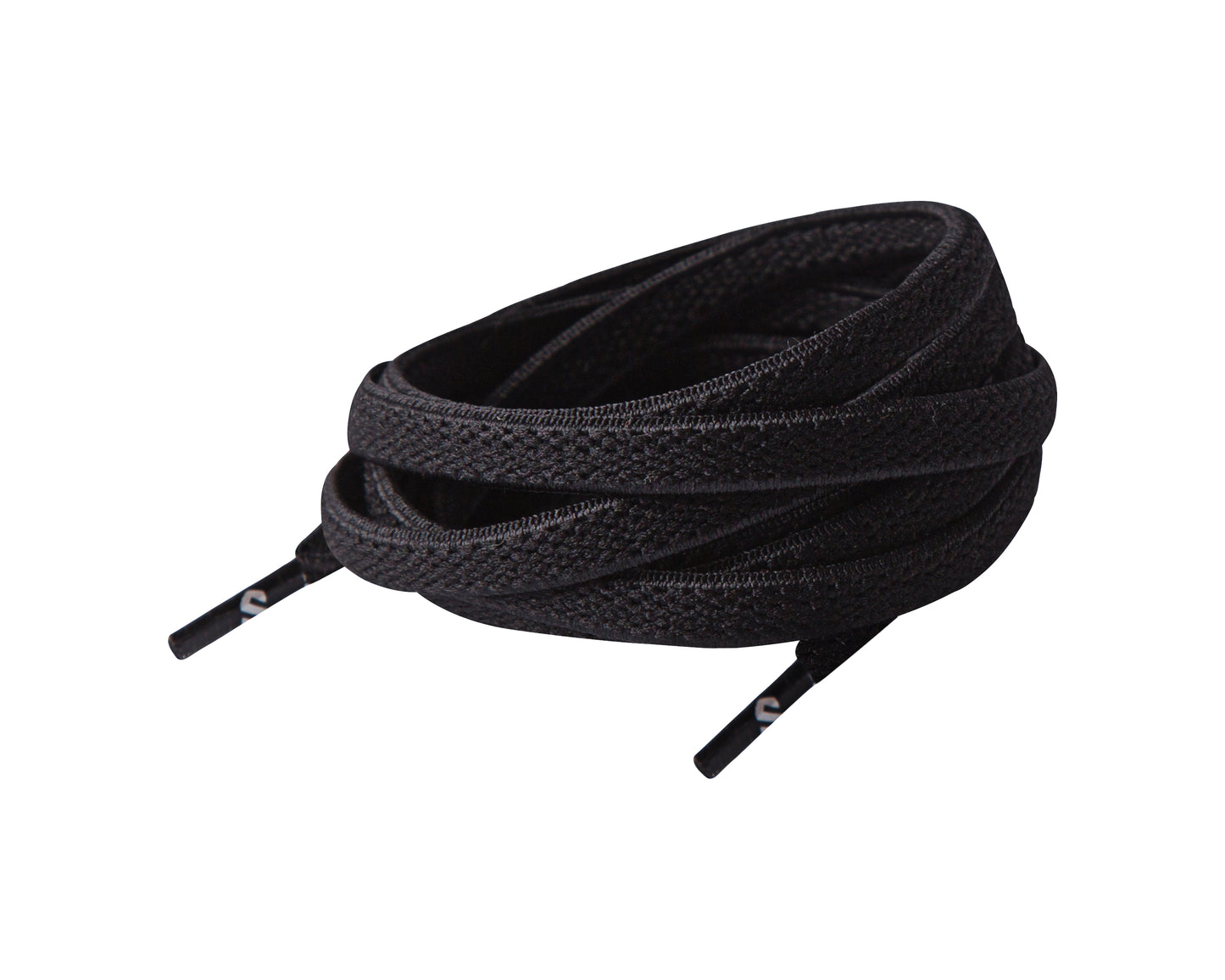 One Piece - Flat Black Elastic Shoe Lace