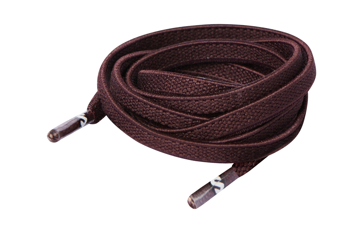 One Piece - Flat Dark Brown Elastic Shoe Lace