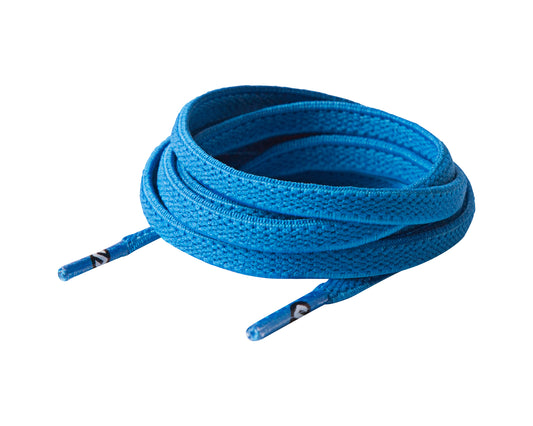 One Piece - Flat Neon Blue Elastic Shoe Lace
