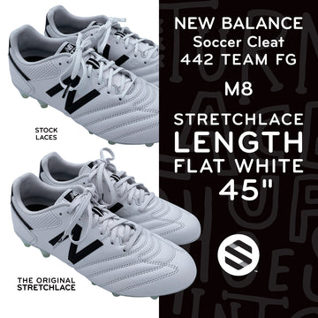 New Balance shoes with no-tie elastic laces
