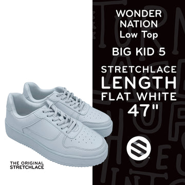 Wonder Nation shoes with no-tie elastic laces