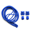 Blue Quick Lock No Tie Elastic Shoelaces