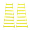 Yellow Stretchy Tieless Silicone Elastic Shoelaces | 16 Straps