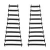 Black Stretchy Tieless Silicone Elastic Shoelaces | 20 Straps