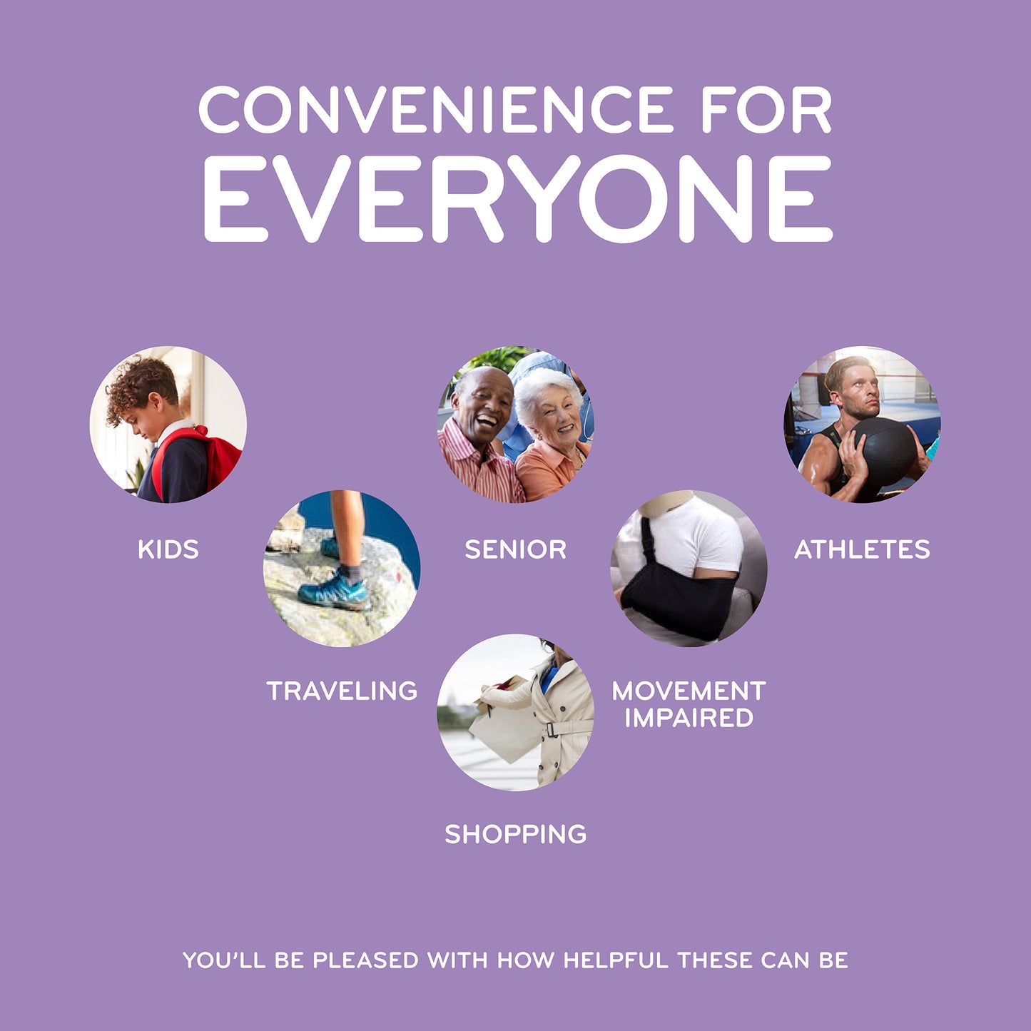 Purple Stretchy Tieless Silicone Elastic Shoelaces | 20 Straps