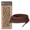 Brown Flat Elastic Stretch Shoe Laces