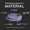 Grey Round Elastic Stretch Shoe Laces