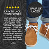 White Round Elastic Stretch Shoe Laces
