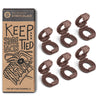 Brown Knot Bow Clips Shoelace Accessory