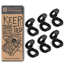 Black Knot Bow Clips Shoelace Accessory