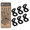 Black Knot Bow Clips Shoelace Accessory