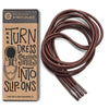 Dark Brown Dress No-Tie Elastic Shoelaces