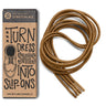 Light Brown Dress No-Tie Elastic Shoelaces