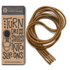 Light Brown Dress No-Tie Elastic Shoelaces