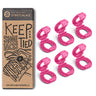 Pink Knot Bow Clips Shoelace Accessory