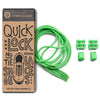 Green Quick Lock No-Tie Elastic Shoelaces