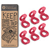 Red Knot Bow Clips Shoelace Accessory