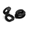 Black Knot Bow Clips Shoelace Accessory — view 2