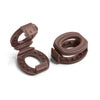 Brown Knot Bow Clips Shoelace Accessory — view 2