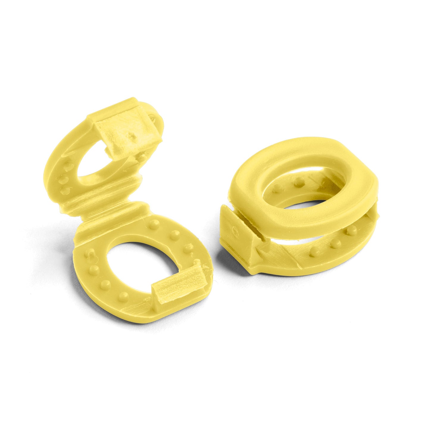 Yellow Knot Bow Clips Shoelace Accessory — view 2