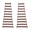 Brown Tieless Silicone No-Tie Shoelaces — view 2