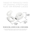 Black Knot Bow Clips Shoelace Accessory — view 11