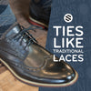 Black Dress No-Tie Elastic Shoelaces — view 3