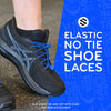 Blue Quick Lock No-Tie Elastic Shoelaces — view 3