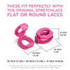 Pink Knot Bow Clips Shoelace Accessory — view 3