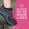 Pink Quick Lock No-Tie Elastic Shoelaces — view 3