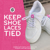 Pink Knot Bow Clips Shoelace Accessory — view 4