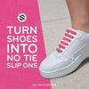 Pink Tieless Silicone No-Tie Shoelaces — view 4