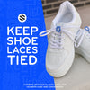 Blue Knot Bow Clips Shoelace Accessory — view 4