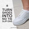 Black Tieless Silicone No-Tie Shoelaces — view 22