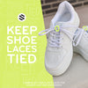 Neon Green Knot Bow Clips Shoelace Accessory — view 4
