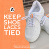 Orange Knot Bow Clips Shoelace Accessory — view 4