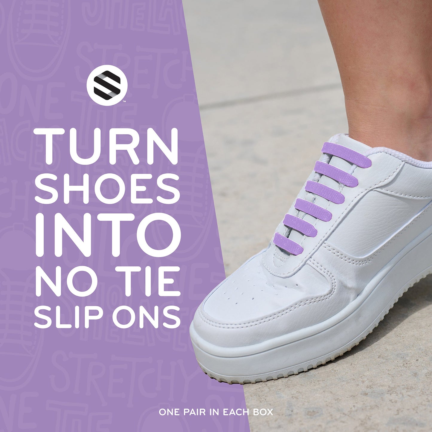 Black Tieless Silicone No-Tie Shoelaces — view 15