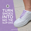 Black Tieless Silicone No-Tie Shoelaces — view 15