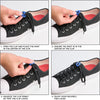 Blue Knot Bow Clips Shoelace Accessory — view 5