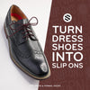 Dark Brown Dress No-Tie Elastic Shoelaces — view 5