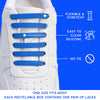 Blue Tieless Silicone No-Tie Shoelaces — view 5