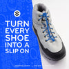Blue Quick Lock No-Tie Elastic Shoelaces — view 6