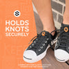 Orange Knot Bow Clips Shoelace Accessory — view 6