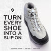 White Quick Lock No-Tie Elastic Shoelaces — view 6