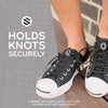 Grey Knot Bow Clips Shoelace Accessory — view 6