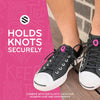 Pink Knot Bow Clips Shoelace Accessory — view 6