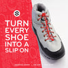 Red Quick Lock No-Tie Elastic Shoelaces — view 6
