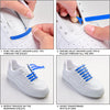 Blue Tieless Silicone No-Tie Shoelaces — view 6