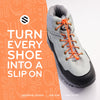 Orange Quick Lock No-Tie Elastic Shoelaces — view 6